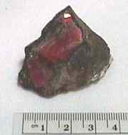 Rhodochrosite crystal