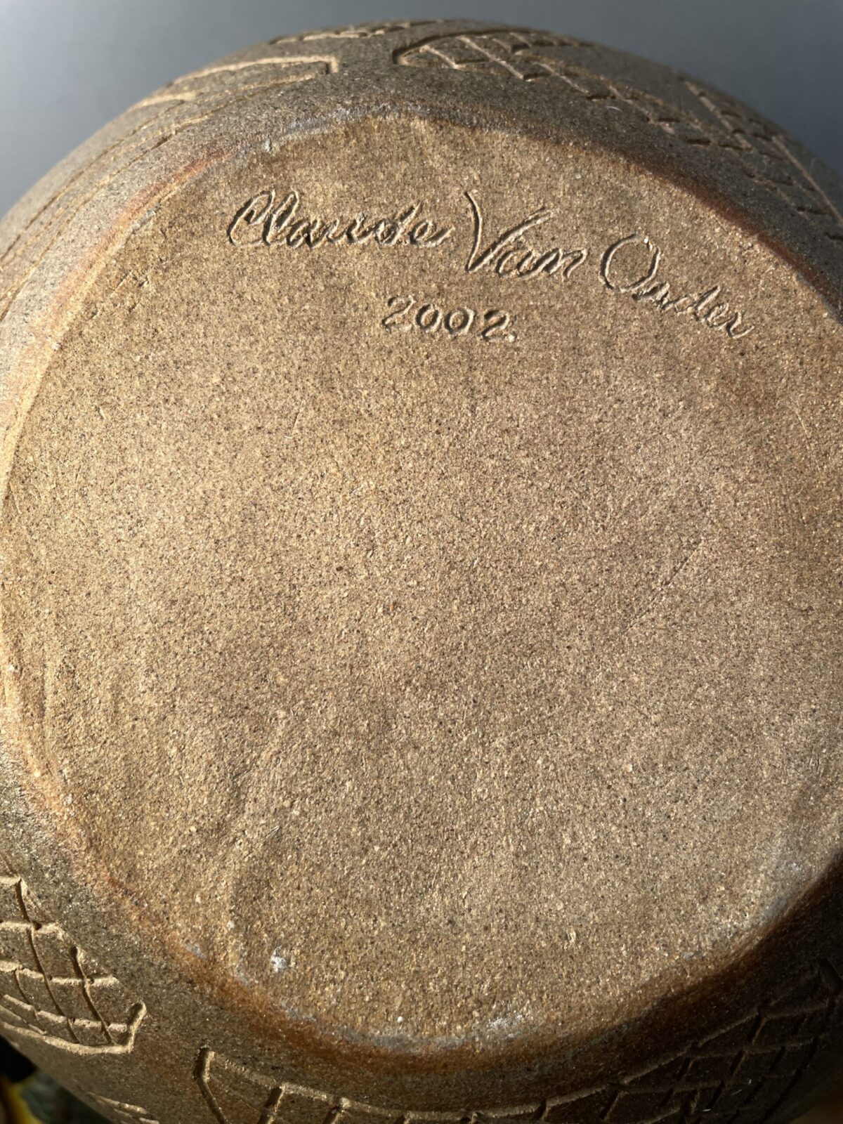 Claude Van Order hand-made terracotta Bowl