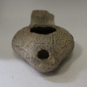 terracotta oil lamp