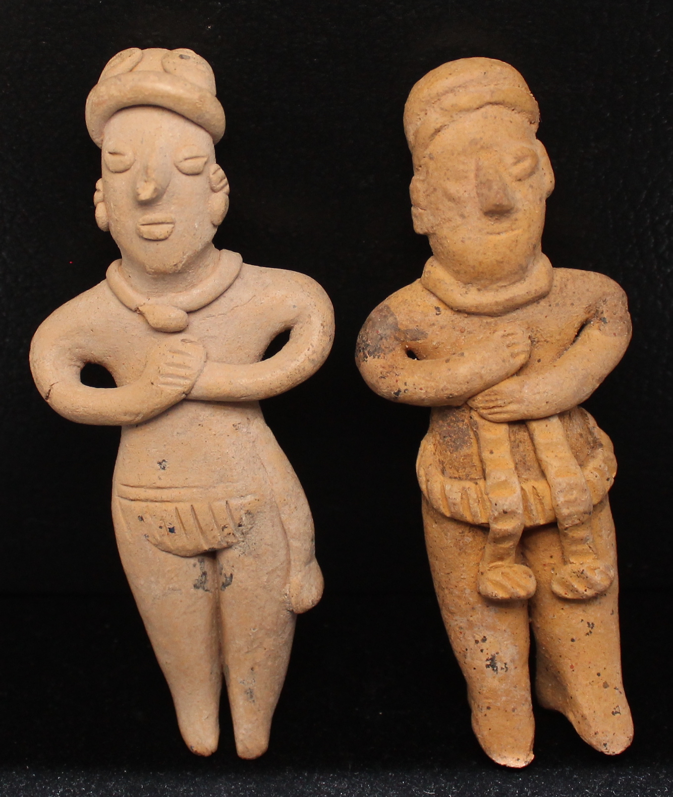 Pre-Columbian Colima terracotta figures