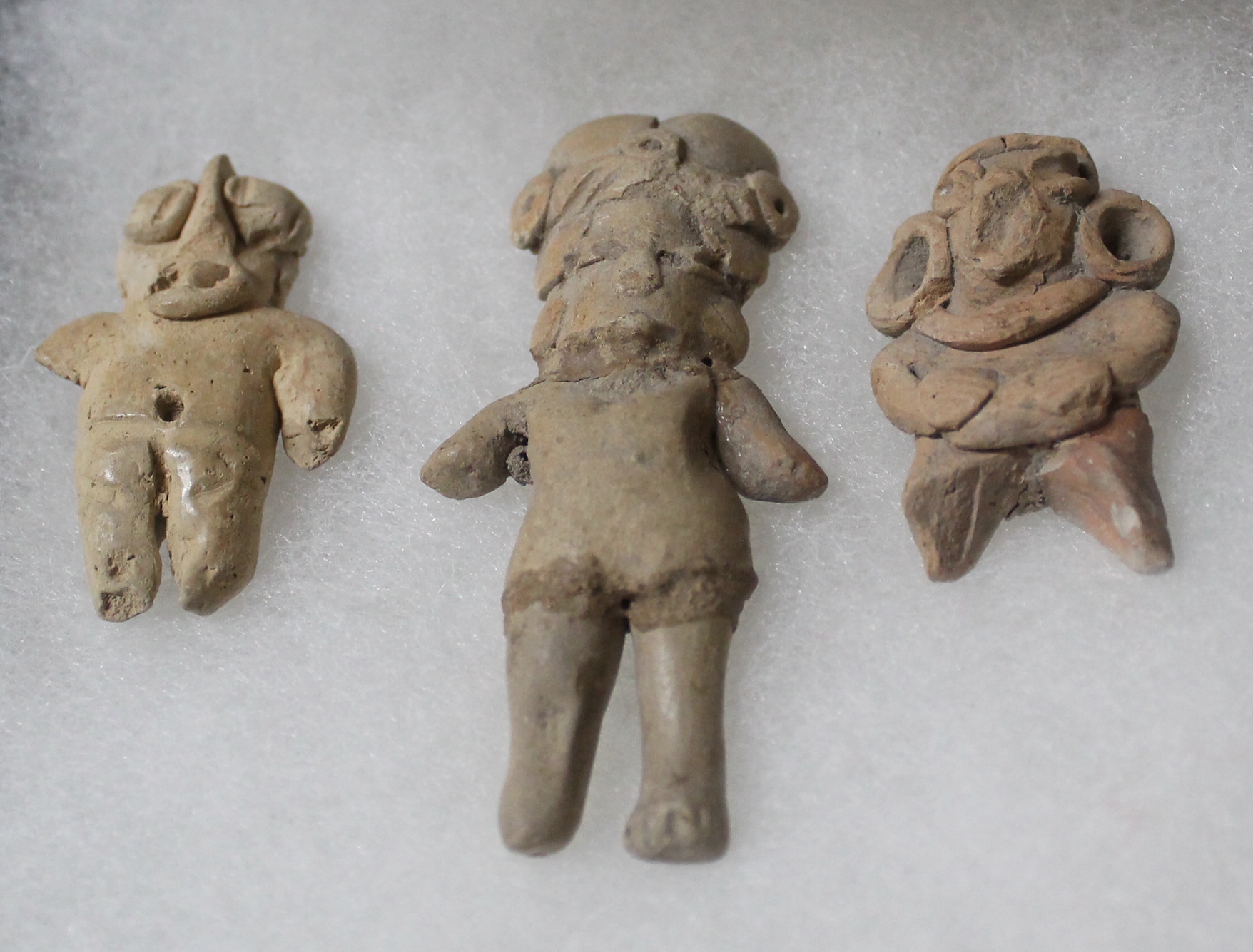 Michoacan Terracotta Figure "Pretty Lady"