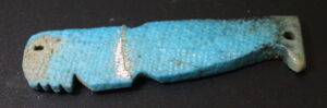 Blue Faience Hapi Amulet