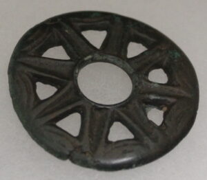 Heavily Tinned Bronze Ornament