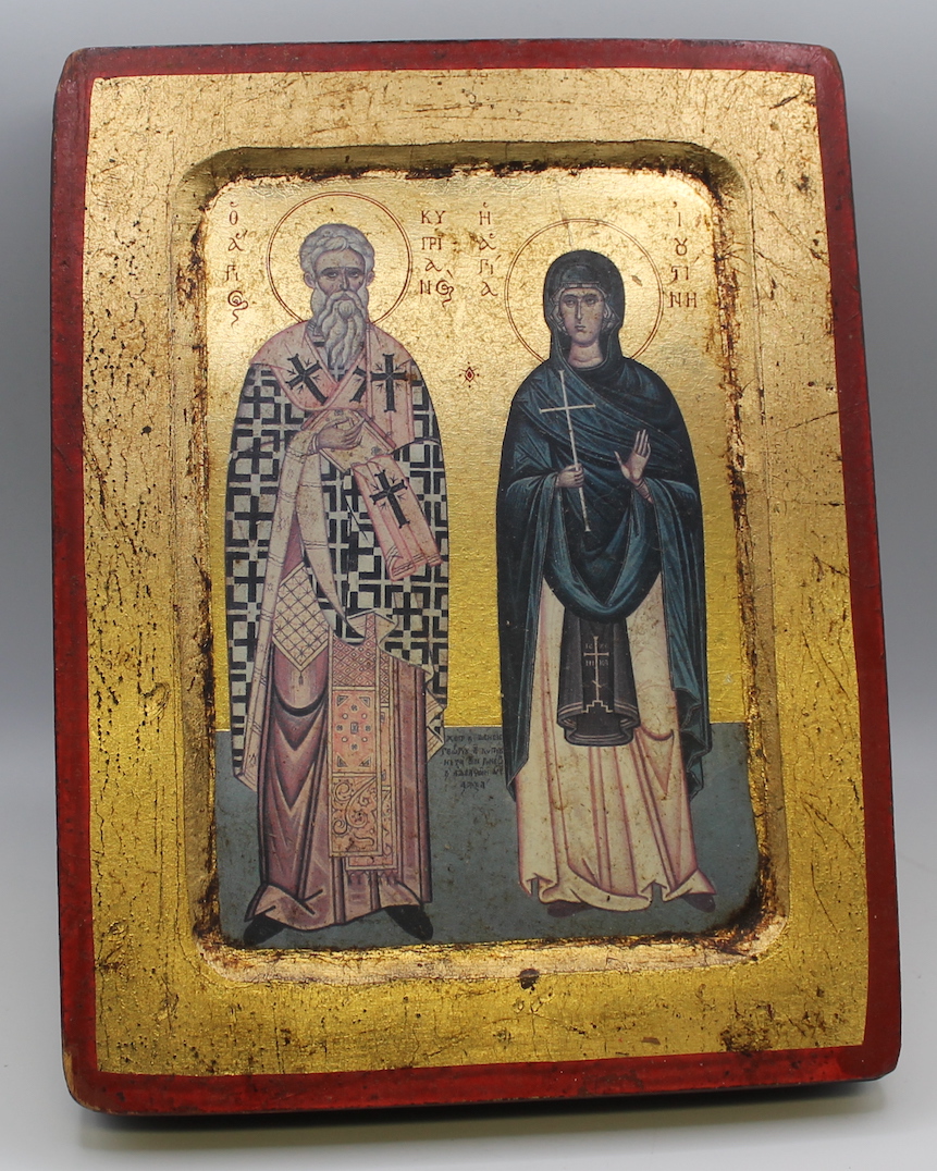 Russian Icon of Joseph & Mary