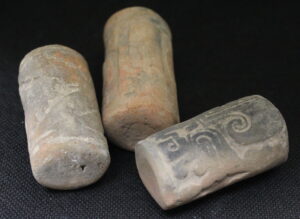 Terracotta Roller Stamp seal