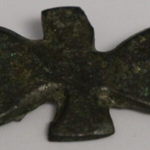 Byzantine Bronze Cross with Two Loops