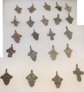 Bronze Cross with Psalm