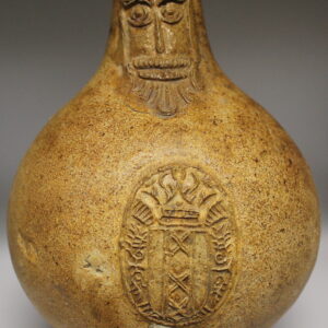 Salt Glazed Stoneware Bartmann Jug (Also called a Bellarmine jug)