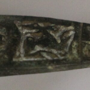 Anglo-saxon Bronze strap end