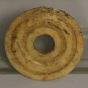 Byzantine Bone Button with Concentric circles